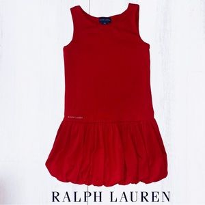 Red Bubble Dress Raplph Lauren for Girl